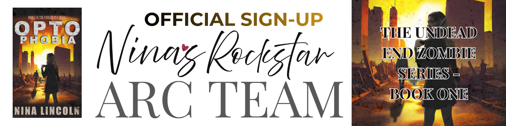 BANNER STATING OFFICIAL SIGNUP NINA'S ROCKSTAR ARC TEAM